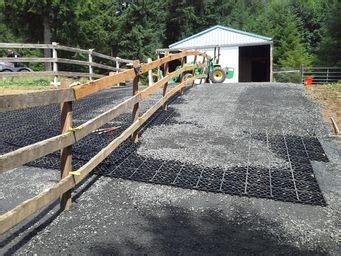 EcoGreenGrid eco greengrid mud control mats. This is the perfect barn flooring; the mats helps ...