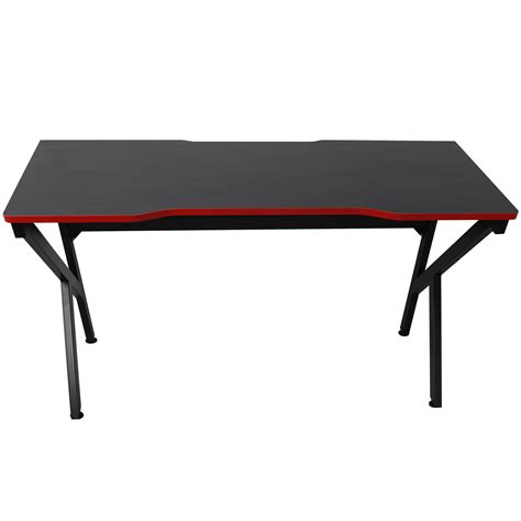 Gaming Desk - Red & Black Complete Storage Solutions