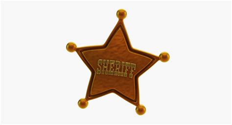 3D model sheriff woody star - TurboSquid 1408872