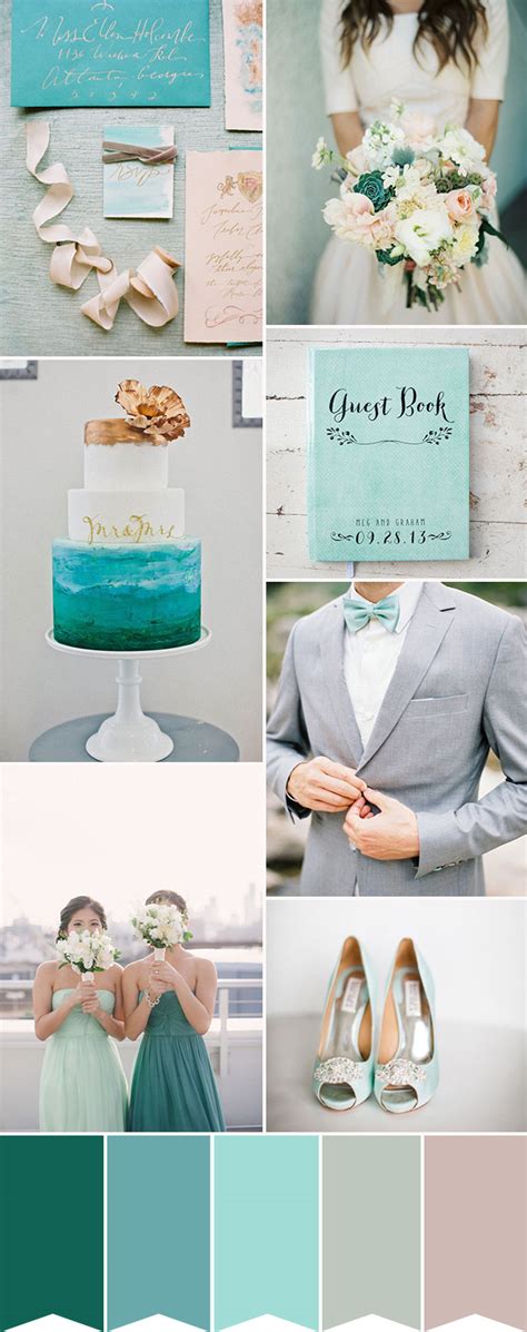 An Aqua and Teal Wedding - How to Create Perfection