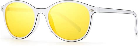 LVIOE Yellow Night Driving Glasses for Women/Men Anti Glare Polarised Driving Night Time glasses ...