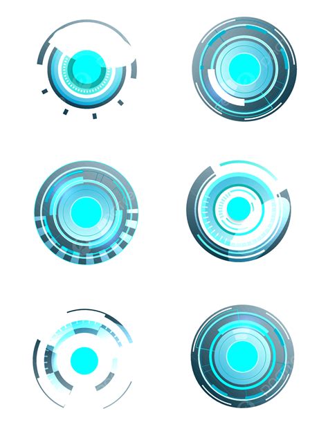 Technology Future Blue Gradient Vector Element, Science Fiction, Vector, Gradient PNG and Vector ...