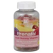 Nutrition Now Prenatal Adult Gummy Vitamins DHA, Folic Acid, And Multivitamin Assorted Flavors ...