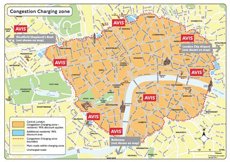 Congestion Charge Area Map