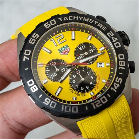 Hands-On Debut: TAG Heuer Formula 1 Chronograph in Three Bright New ...