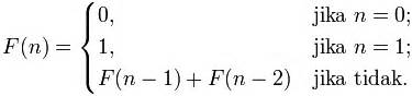 Dasar Pemrograman Komputer: Fungsi Rekursif Untuk Mencari Deret Fibonacci