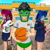 Download Anime Girl 3D High School Life android on PC