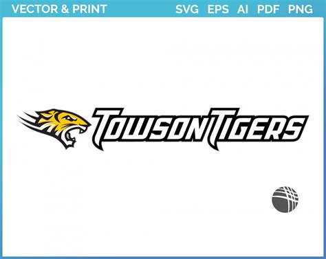 Towson Tigers - Wordmark Logo (2004) - College Sports Vector SVG Logo in 5 formats