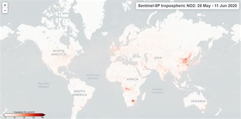 ESA - Global air pollution maps now available