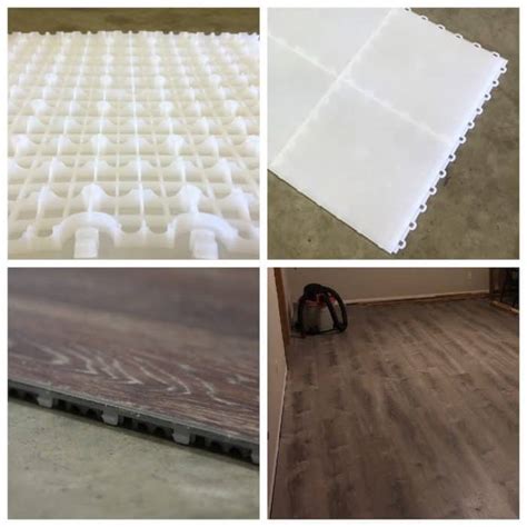 Basement Subfloor Interlocking Tiles - Alternative Underlayment