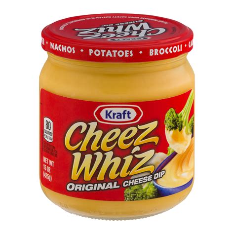 Kraft Cheese Whiz Original Cheese Dip 15oz Jar | Garden Grocer