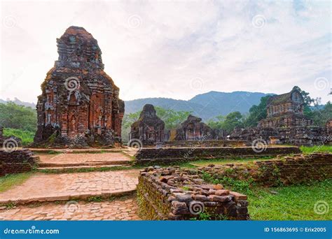 My Son Sanctuary with Hindu Temples Vietnam Near Hoi an Stock Image - Image of temple, nang ...