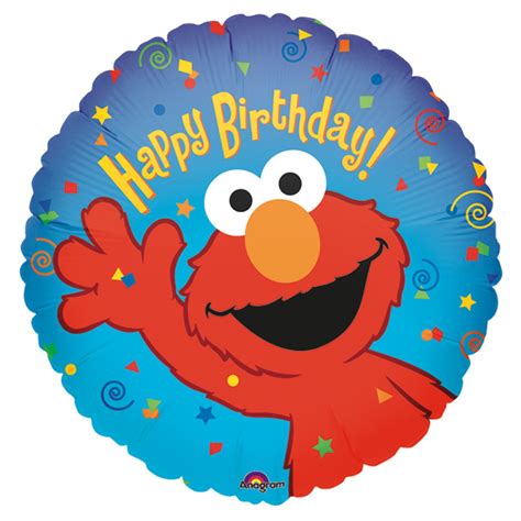 FAST SHIP TWO Elmo Birthday Balloons, Elmo Party Balloons, Elmo Mylar ...