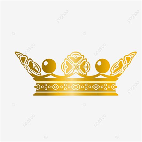 Golden Crown Vector Hd PNG Images, Golden Crown Vector Design, Golden ...