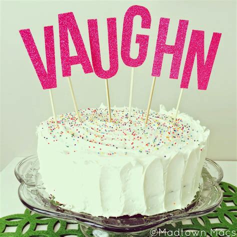 Glitter Letter Cake Topper | Letter cake toppers, Glitter letters, Cake ...