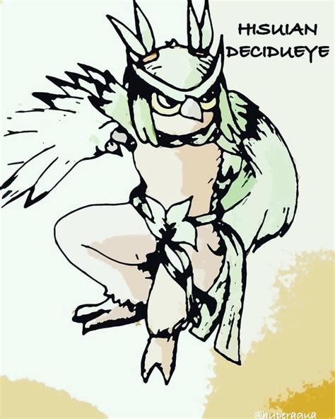 Hisuian Decidueye Concept : r/pokemon