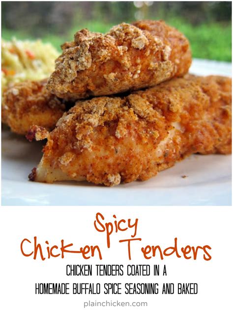 Spicy Chicken Fingers - Plain Chicken