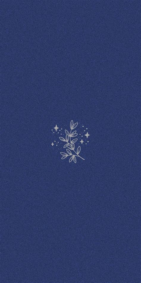 Aesthetic minimalist dark blue wallpaper original pin | Blue aesthetic ...