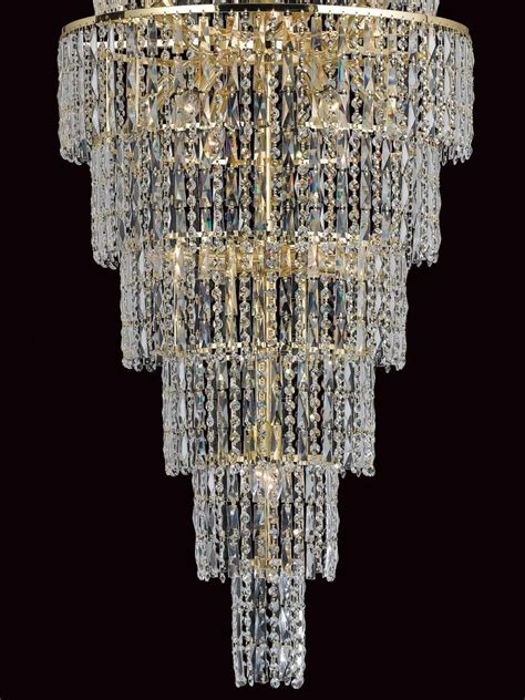Impex New York Large 24 Light Crystal Chandelier Gold CF03220/24/G
