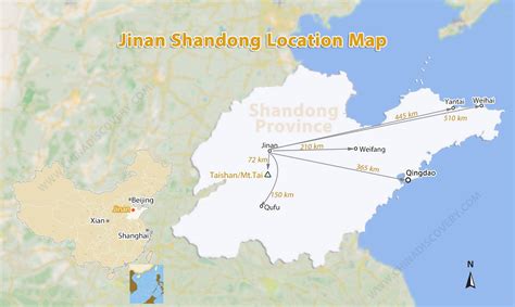 Shandong Map: Shandong China Map & Shandong Travel Map 2024