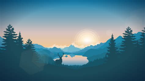 Minimalist Landscape Sunrise 4k Wallpaper Download - vrogue.co