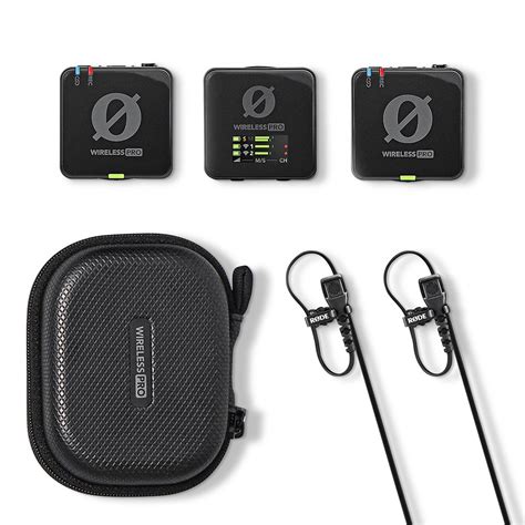 Rode Wireless PRO Dual Compact Wireless Mic System w/ Accessory Kit (Black) | Camera Microphones ...