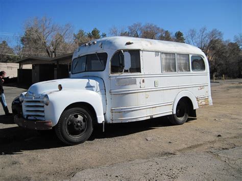 Another off-topic Chevrolet School Bus. | School bus camper, Bedford truck, Old school bus