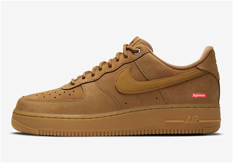 Supreme Nike Air Force 1 Flax 2021 Release Info | SneakerNews.com