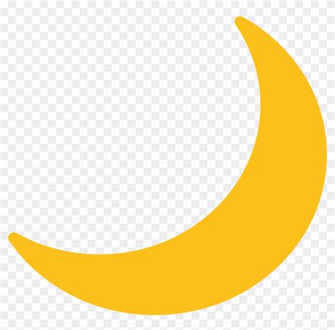 Open - Crescent Moon Emoji Transparent - Free Transparent PNG Clipart ...