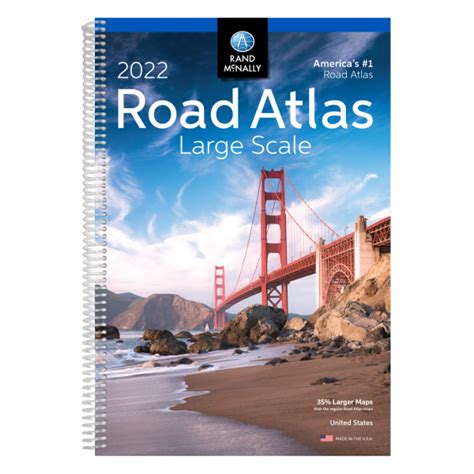 Rand McNally – 2022 Large Scale Road Atlas of USA – Geographia Maps