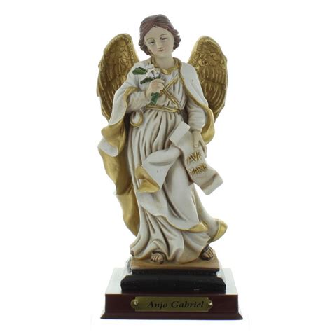 Angel Gabriel statue in resin 15cm - Religious statuette