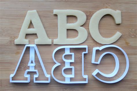 Alphabet Letter Cookie Cutter 3D Printed Choose your letter | Etsy