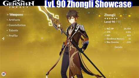Genshin Impact Zhongli Skills Talents Constellations - vrogue.co