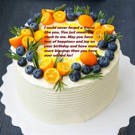 Friend Happy Birthday Cake Images With Wishes - Foto Kolekcija