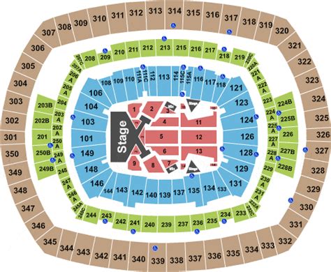 MetLife Stadium Seating Chart | MetLife Stadium | East Rutherford, New ...