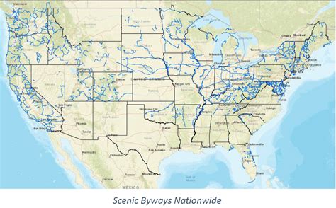 State scenic byways maps available for download - Scenic America