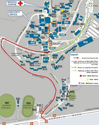 Griffith Uni Nathan Campus Map - Western Europe Map