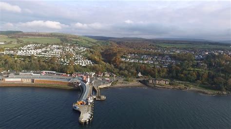 Aerial Views of Skelmorlie North Ayrshire Scotland - YouTube