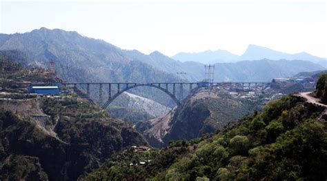 Chenab Railway Bridge in J&K nears completion with golden joint | India ...