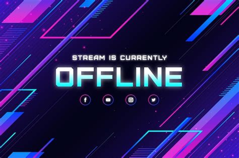 Twitch Offline Screen Free Template Download Link Doovi