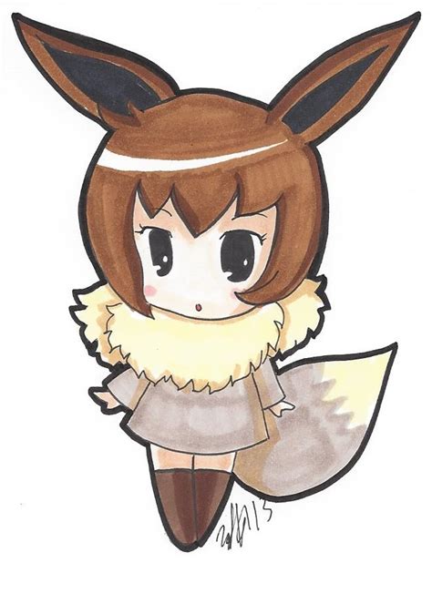 Eevee Chibi! Cutest Eevee Chibi Evarr by Glitch501 on deviantART