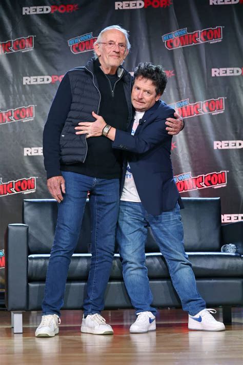 Michael J Fox and Christopher Lloyd reunite 37 years after Back to the Future - Heart