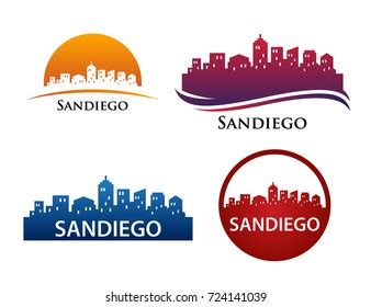 San Diego City Skyline Landscape Logo Stock Vector (Royalty Free) 724141039 | Shutterstock