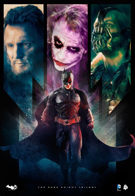 The Dark Knight Trilogy poster by Rich Davies : r/batman