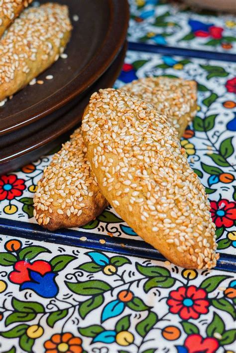 Palestinian Sesame Tea Cookies | FalasteeniFoodie