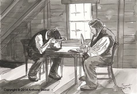 Artwork of Joseph Smith Translating the Book of Mormon - FairMormon