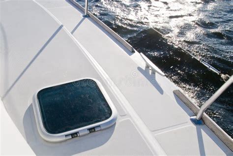 Yacht deck stock photo. Image of trip, water, sport, boat - 5838490