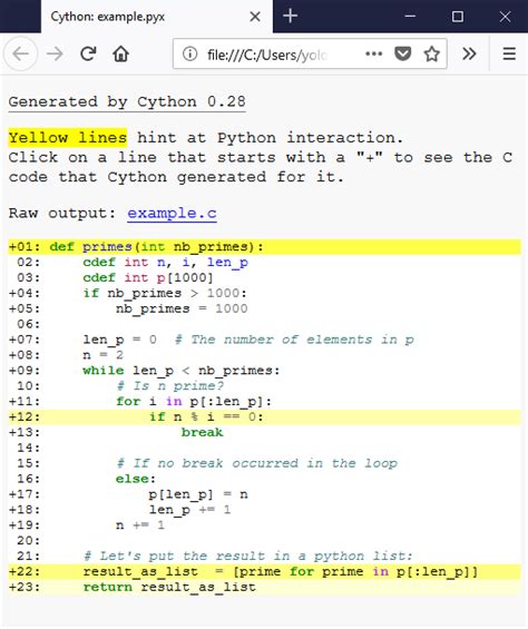 Basic Tutorial — Cython 0.29.37 documentation