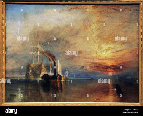 J. M. W. Turner (1775-1851). British painter. The Fighting Temeraire ...