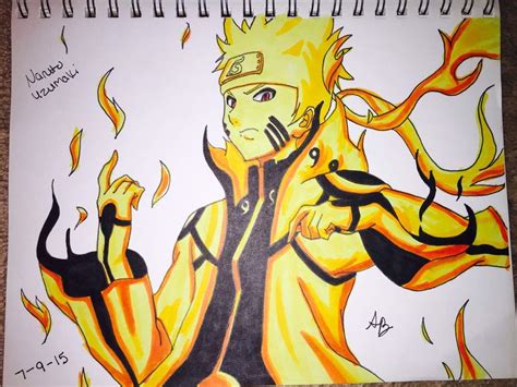 Naruto Bijuu Mode drawing! | Anime Amino